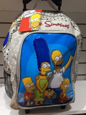 Mochila Simpson C/Carro 17" 02103660