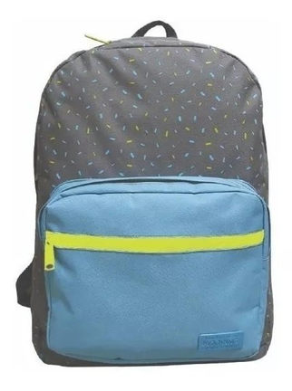 Mochila Baires Espalda Gris