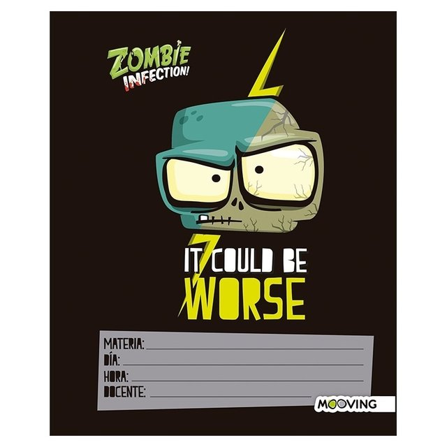 Separador De Materias Zombie Infection escolar