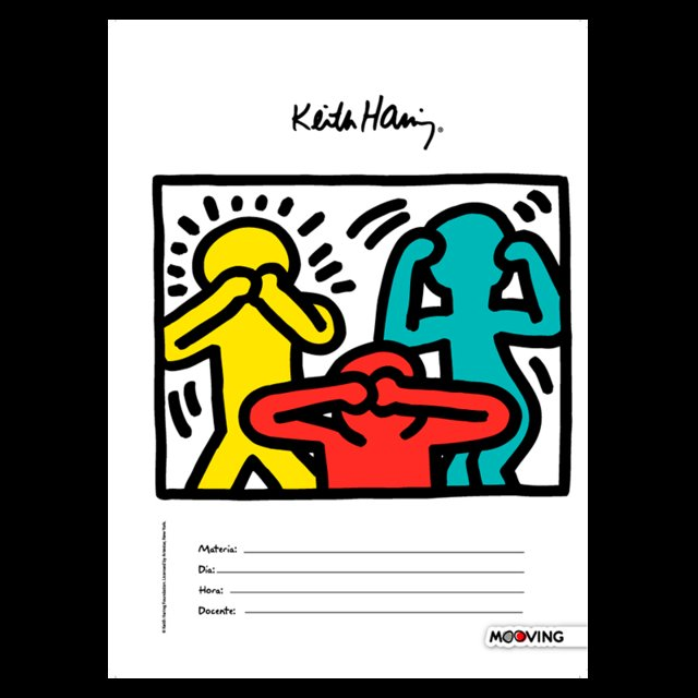 Separador De Materias Keith Haring A4