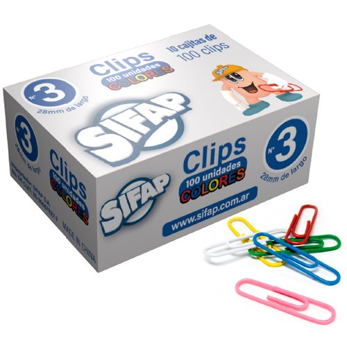 Clips Forrado X 100 En Caja