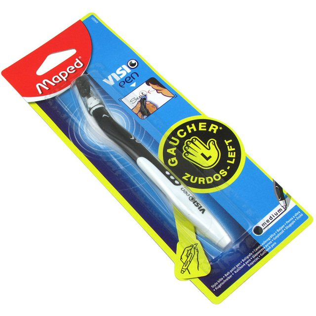 Boligrafo Maped Vision Pen Negro Para Zurdos Blister