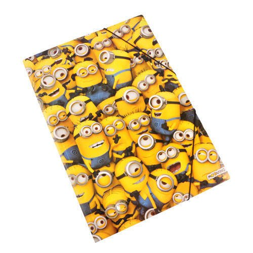Carpeta Carton Solapa/Elastico Oficio Minions