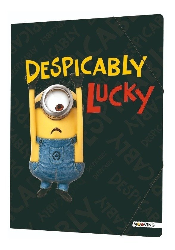 Carpeta Carton Solapa/Elastico Oficio Minions
