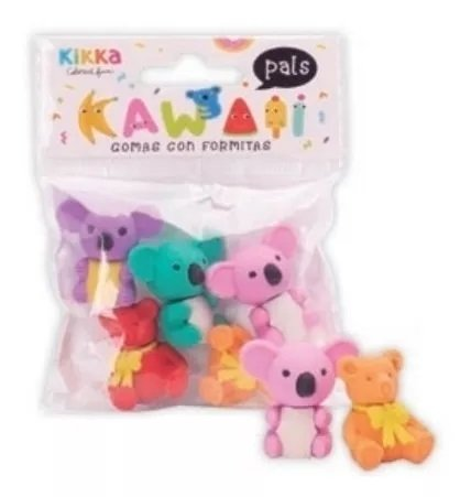 Goma Animales 3 D X 5