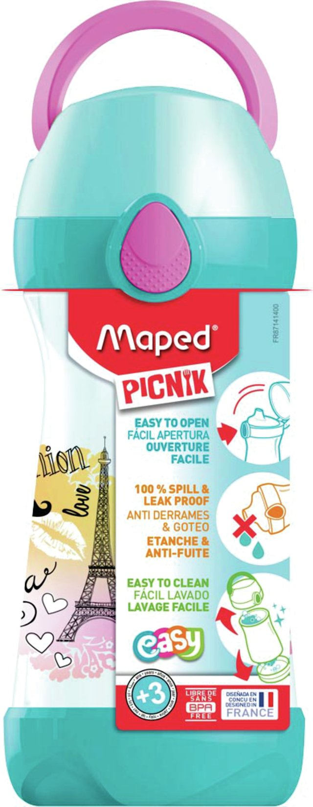Botella Maped Picnik Concept 430 Ml Paris Fashion