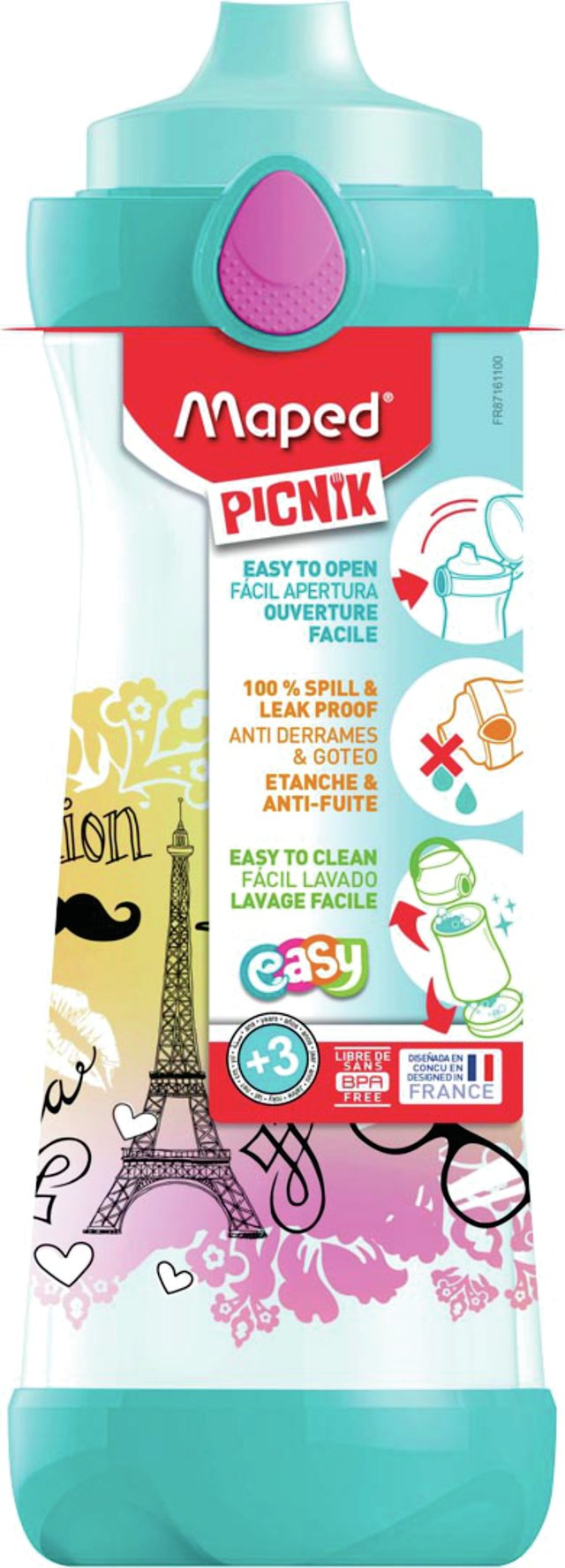 Botella Maped Picnik Concept 580 Ml Paris Fashion