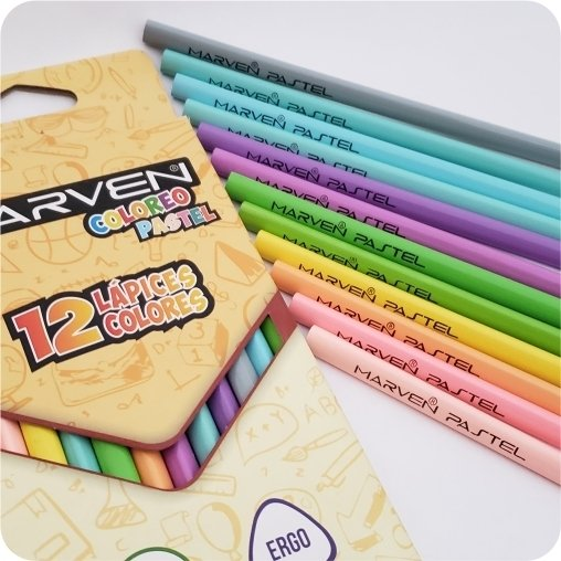 Pinturitas Marven X 12 Pastel