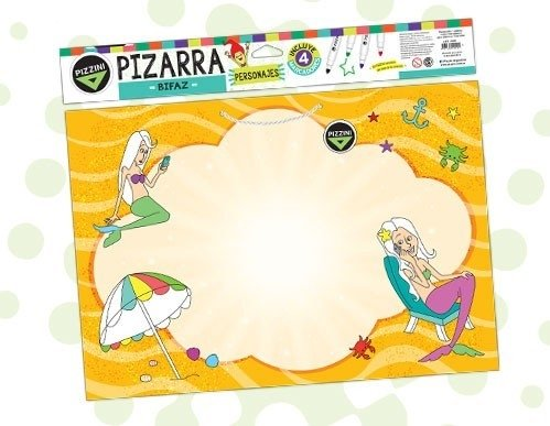 Pizarra Pizzini Bifaz con Marcadores