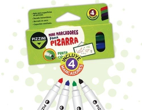 Pizarra Pizzini Bifaz con Marcadores