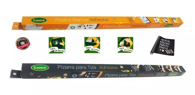 Pizarra Negra Adhesiva 60 X 90 (Tiza)