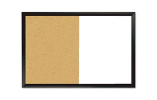 Pizarra Combinada 40 X 60 Corcho / Blanca