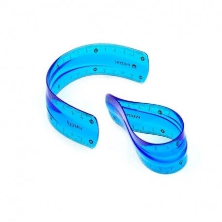 Regla Pizzini Flexible 20 Cm