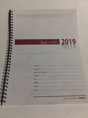 Calendario Mensual Planner 15 Hojas A42 L