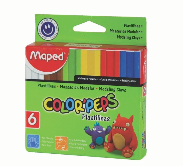 Plastilina Maped X 6 Surtidas