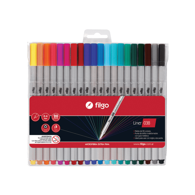 Marcador Filgo Liner 038 X 20