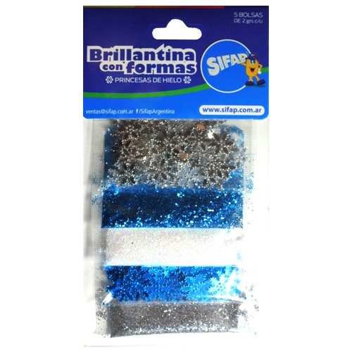 Brillantina C/Formas X 5