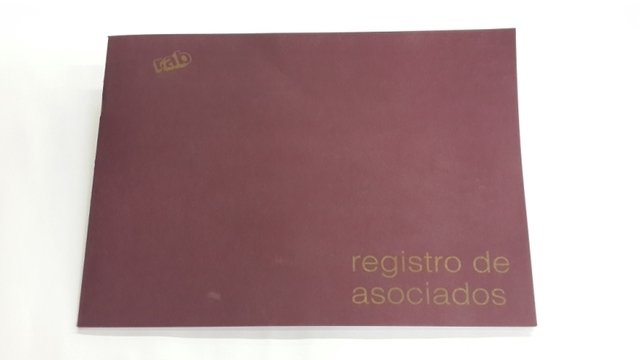Libro Registro De Asociados Tapa Dura 2 Manos 100