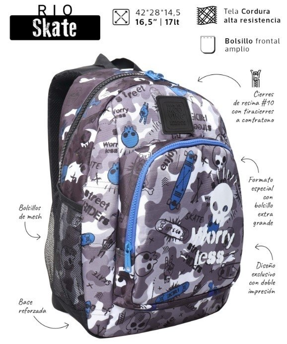 Mochila Rio Skate