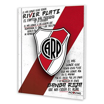 Cuaderno River 16 X 21 Tapa Dura  X 48 Hojas rayadas