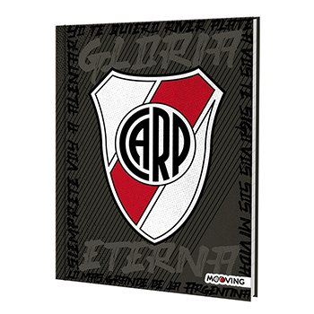 Cuaderno River 16 X 21 Tapa Dura  X 48 Hojas rayadas