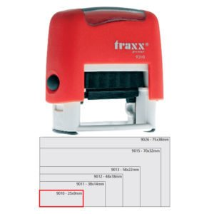 Sello Automatico 9 X 25 Mm Traxx 9010 Con Texto