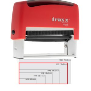 Sello Automatico 30 X 70 Traxx 9015 Con Texto