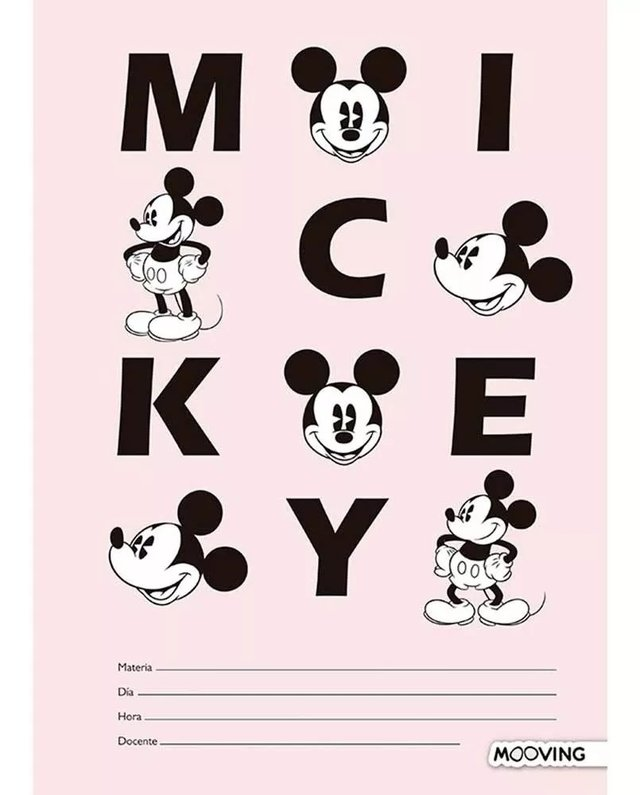 Separador De Materias Mickey A4