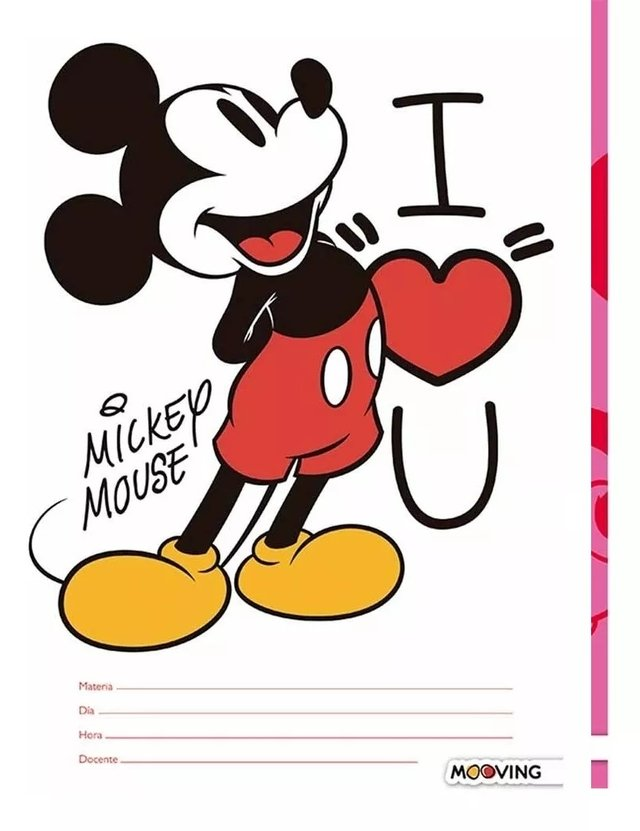 Separador De Materias Mickey A4