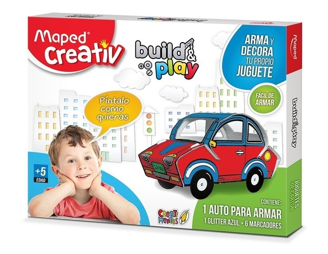 Set Didactico Maped P/ Armar Y Pintar