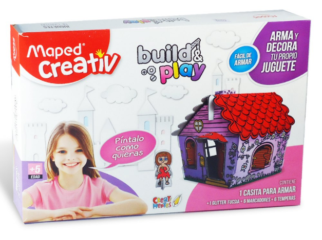 Set Didactico Maped P/ Armar Y Pintar