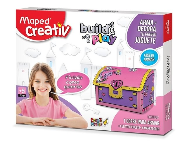 Set Didactico Maped P/ Armar Y Pintar