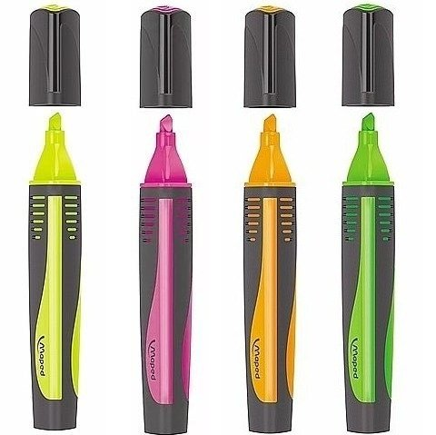Marcador Maped Fluo Peps Soft Grip Max Varios Blister