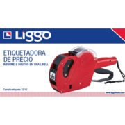 Etiquetadora Liggo 8 Digitos + 1 Rollo Tinta
