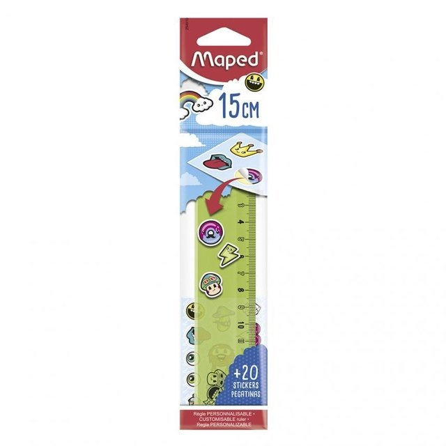 Regla Maped Stick Art 15 Cm