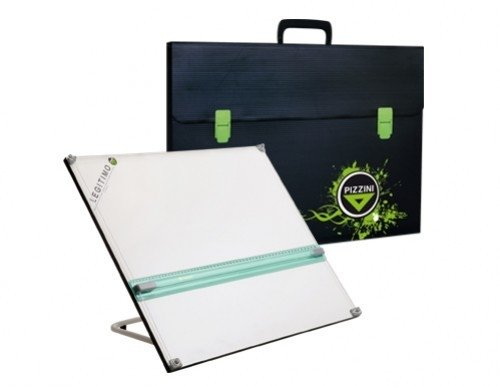 Set Tablero Con Porta Pizzini 50 Cm Con Paralela Y Atril 6 Posiciones