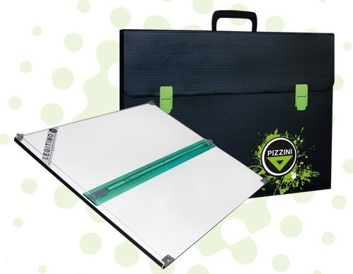 Set Tablero Con Porta Pizzini 60 Cm Con Paralela