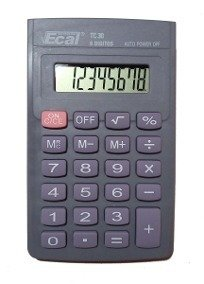 Calculadora Ecal Tc 30 8 Digitos