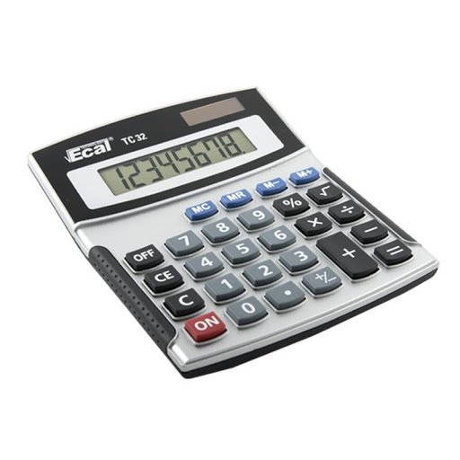 Calculadora Ecal Tc 32 8 Digitos