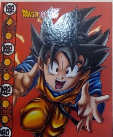 Carpeta Dragon Ball Nº3  2 tapas Cartone