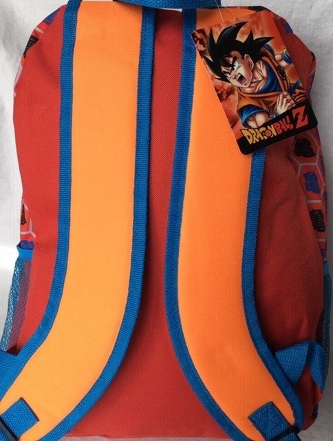 Mochila Dragon Ball Z Lona 17"espalda