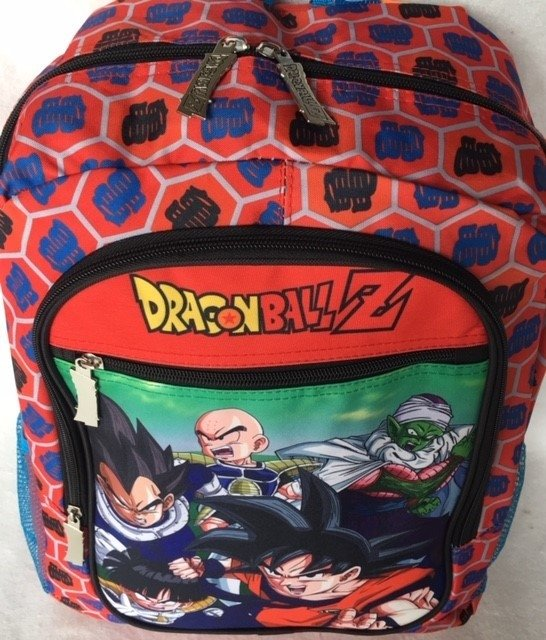 Mochila Dragon Ball Z Lona 17"espalda