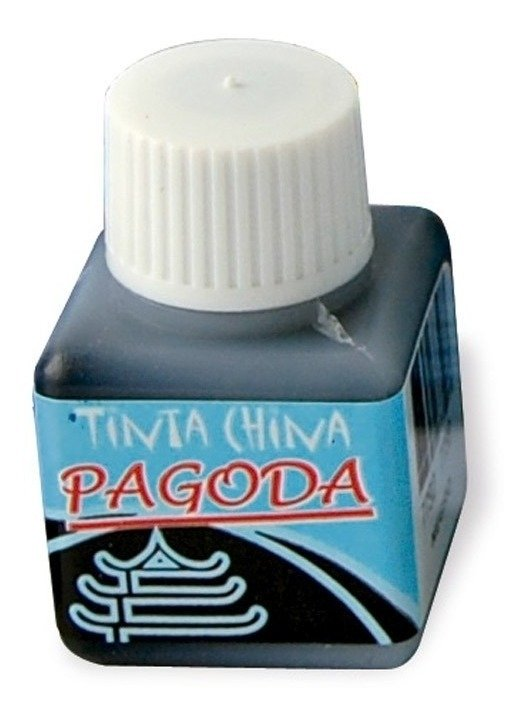 Tinta China Pagoda Negro 17 Cc*
