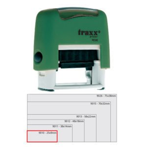Sello Automatico 9 X 25 Mm Traxx 9010 Con Texto