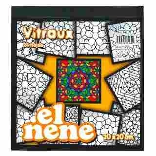 Block El Nene Mandalas Vitreaux 20 X 20   24 Hojas