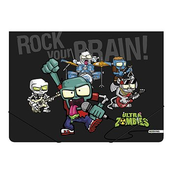 Carpeta Zombies Nº 6 Doble Oficio 3 Solapas