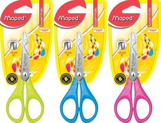 Tijera Maped Essentials 13 Cm Zurdos Blister