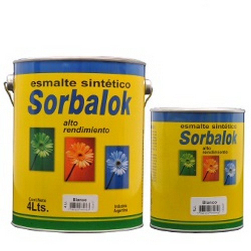 Esmalte Sintetico Sorbalok Negro Mate - 4 Lt.