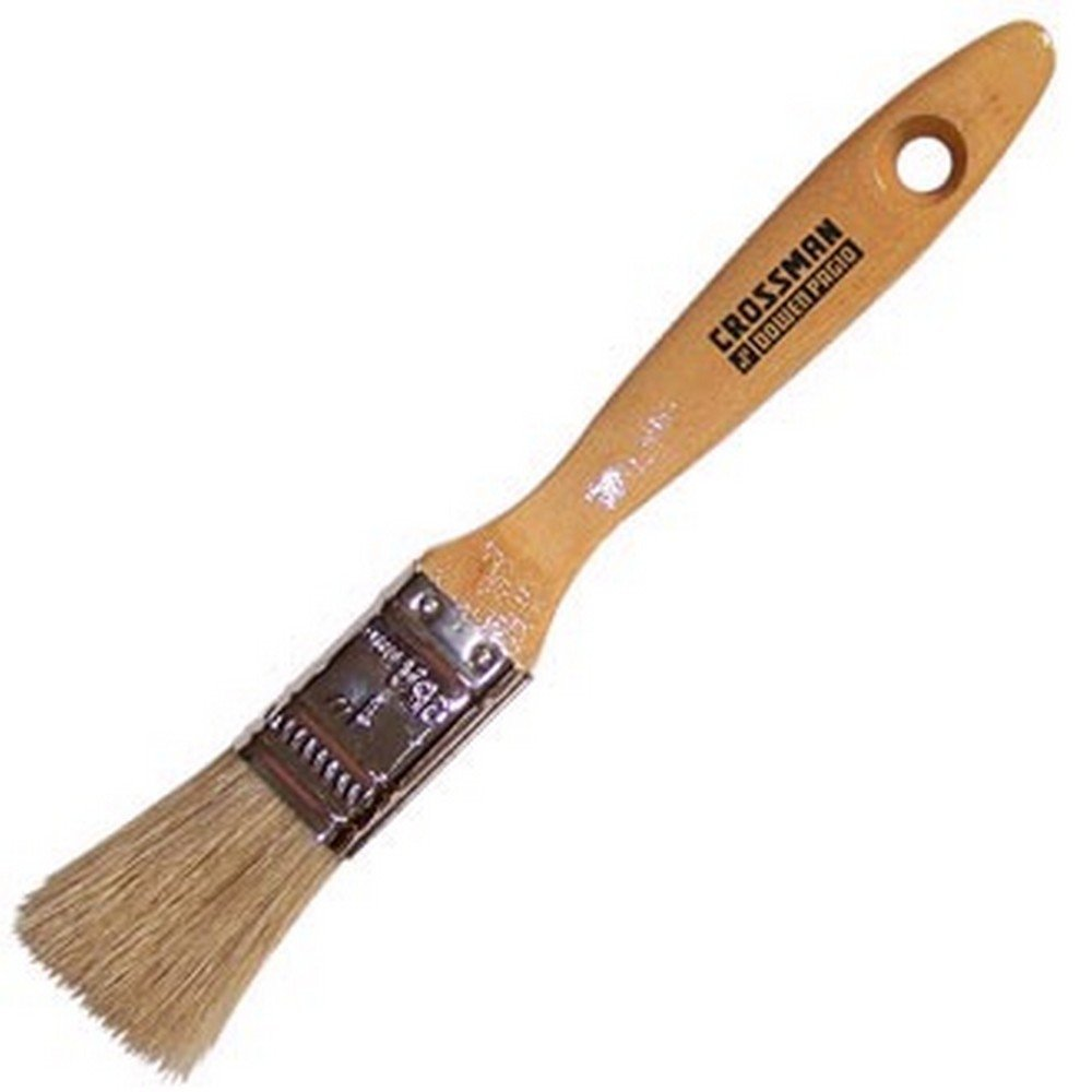 Pincel Crossmaster Cerda Natural Blanca - 25 X 11 X 44 Mm - 1"