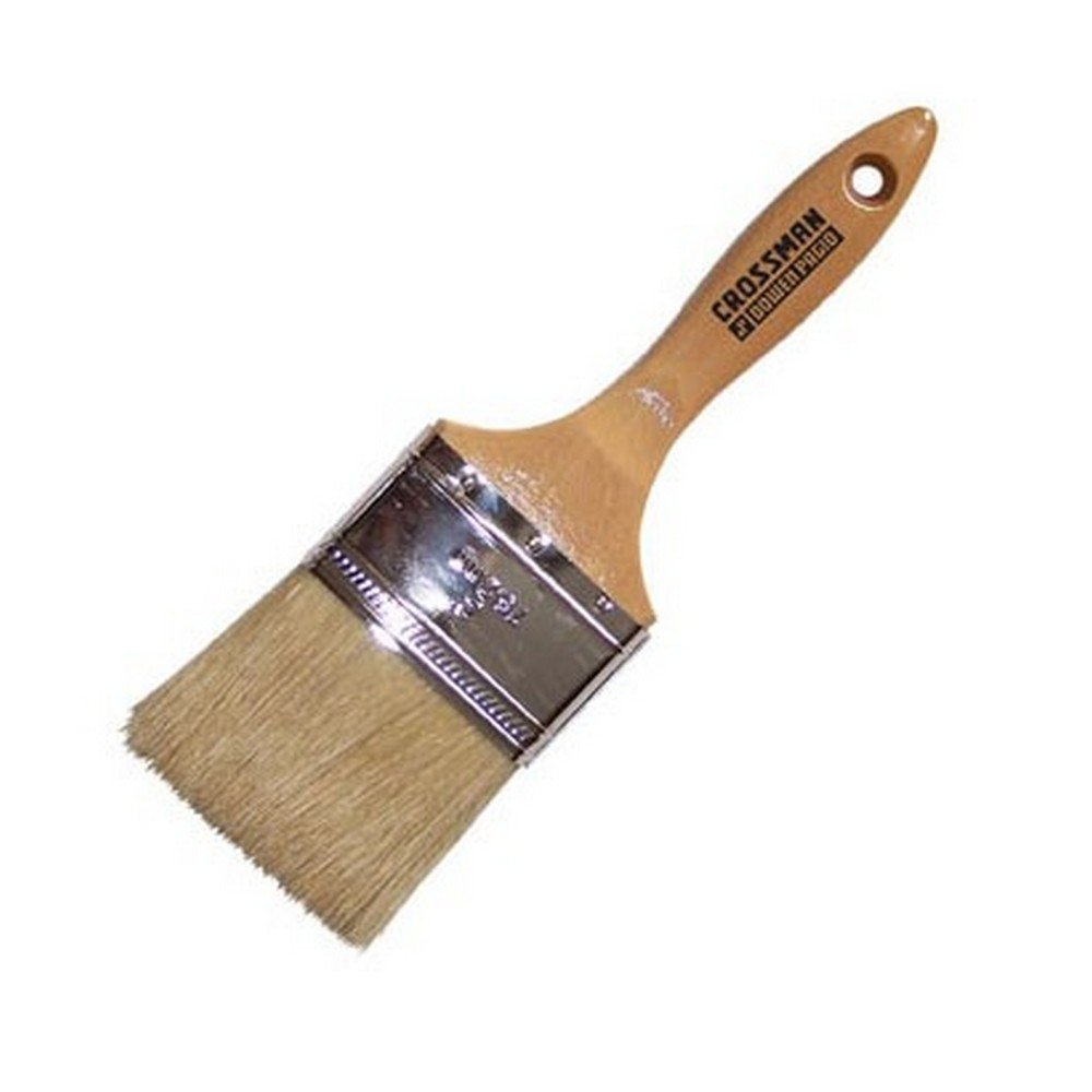 Pincel Crossmaster Cerda Natural Blanca - 76 X 18 X 62 Mm - 3"